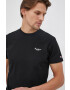 Pepe Jeans Тениска Basic мъжка в черно с изчистен дизайн - Pepit.bg