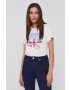 Pepe Jeans Тениска Belen дамска в бяло - Pepit.bg