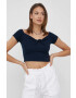 Pepe Jeans Тениска Beth дамска в тъмносиньо - Pepit.bg