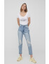 Pepe Jeans Тениска Cameron дамска в бяло - Pepit.bg