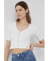 Pepe Jeans Тениска Meadow в бяло - Pepit.bg