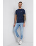 Pepe Jeans Тениска Original Basic 3 в тъмносиньо с изчистен дизайн - Pepit.bg