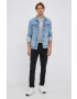 Pepe Jeans Тениска Original Stretch в сиво с принт - Pepit.bg