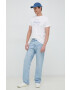 Pepe Jeans Тениска Rigley в бял меланж - Pepit.bg