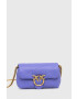 Pinko Кожена чанта в лилаво - Pepit.bg