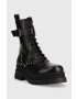 Pinko Кожени кубинки Melissa в черно с платформа - Pepit.bg