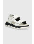 Pinko Кожени сандали Mylene в бяло с платформа 100858 A0N9 Z14 - Pepit.bg