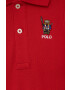 Polo Ralph Lauren Бебешки памучен къс гащеризон - Pepit.bg