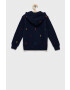 Polo Ralph Lauren Детски суичър в сиво с качулка с апликация - Pepit.bg