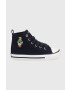 Polo Ralph Lauren Детски високи кецове в тъмносиньо - Pepit.bg