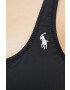 Polo Ralph Lauren Горнище на бански в черно с леко подплатена чашка - Pepit.bg