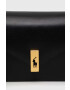 Polo Ralph Lauren Кожена чанта в черно - Pepit.bg