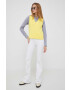 Polo Ralph Lauren Памучен елек в жълто - Pepit.bg