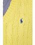 Polo Ralph Lauren Памучен елек в жълто - Pepit.bg