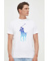 Polo Ralph Lauren Памучна тениска в черно с принт - Pepit.bg