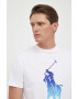 Polo Ralph Lauren Памучна тениска в черно с принт - Pepit.bg