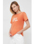 Polo Ralph Lauren Памучна тениска в оранжево - Pepit.bg