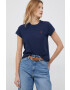 Polo Ralph Lauren Памучна тениска в тъмносиньо - Pepit.bg