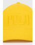 Polo Ralph Lauren Шапка в жълто с изчистен дизайн - Pepit.bg