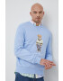 Polo Ralph Lauren Суичър в синьо с принт - Pepit.bg