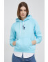 Polo Ralph Lauren Суичър в синьо с качулка с апликация - Pepit.bg