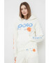 Polo Ralph Lauren Суичър в бежово с качулка с десен - Pepit.bg