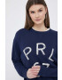 Polo Ralph Lauren Суичър в тъмносиньо с принт - Pepit.bg