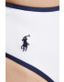Polo Ralph Lauren Цял бански в бяло с леко подплатена чашка - Pepit.bg