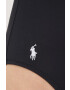 Polo Ralph Lauren Цял бански в черно с леко подплатена чашка - Pepit.bg
