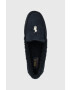 Polo Ralph Lauren Велурени чехли Collins Collins в тъмносиньо RF103837 - Pepit.bg