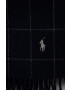 Polo Ralph Lauren Вълнен шал в тъмносиньо - Pepit.bg