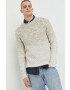 Premium by Jack&Jones Пуловер Steen мъжки в бежово - Pepit.bg