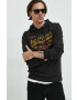 Premium by Jack&Jones Суичър в черно с качулка с принт - Pepit.bg