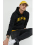 Premium by Jack&Jones Суичър в черно с качулка с принт - Pepit.bg