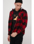 Primitive Памучна риза Cut N Sew мъжка в червено - Pepit.bg