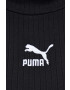 Puma Боди CLASSICS дамско в черно с ниско поло - Pepit.bg