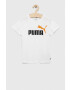 Puma Детска памучна тениска ESS+ 2 Col Logo Tee B - Pepit.bg