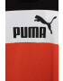 Puma Детска памучна тениска ESS Block Tee B в оранжево с десен - Pepit.bg