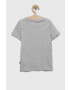 Puma Детска памучна тениска ESS+ LOGO POWER Tee B в сиво с принт - Pepit.bg