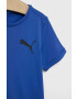 Puma Детска тениска ACTIVE Small Logo Tee B в лилаво с принт - Pepit.bg