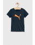 Puma Детска тениска ACTIVE SPORTS Poly Cat Tee B в синьо с принт - Pepit.bg