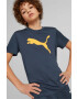 Puma Детска тениска ACTIVE SPORTS Poly Cat Tee B в синьо с принт - Pepit.bg