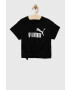 Puma Детска тениска ESS+ Logo Knotted Tee G в черно - Pepit.bg