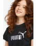 Puma Детска тениска ESS+ Logo Knotted Tee G в черно - Pepit.bg