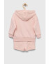 Puma Детски анцуг Loungewear Short Suit G в розово - Pepit.bg