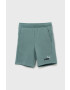 Puma Детски къси панталони ESS+ 2 Col Shorts TR B в тюркоазено с регулируема талия - Pepit.bg