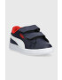 Puma Детски маратонки Smash 3.0 L V PS в тъмносиньо - Pepit.bg