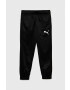 Puma Детски спортен панталон ACTIVE Tricot Pants cl B в черно с принт - Pepit.bg