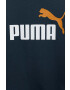 Puma Детски суичър ESS+ 2 Col Big Logo Crew FL B в синьо с десен - Pepit.bg