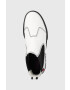 Puma Кожени боти челси в бяло с платформа - Pepit.bg